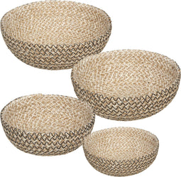 Atmosphera Jute Opbergmandjes - Set van 4 - Beige - Opberger - Safari