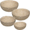 Atmosphera Jute Opbergmandjes - Set van 4 - Beige - Opberger - Safari
