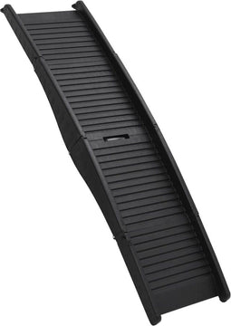 vidaXL - Hondenhelling - inklapbaar - 153x40x12,5 - cm - kunststof - zwart
