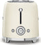 Smeg TSF02CREU - Broodrooster - 1500W 2 sleuven 6 bruining-niveaus - Crème