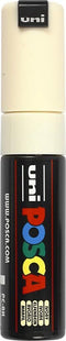 Verfstift posca pc8k b schuin ivoor