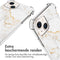 iMoshion Hoesje Geschikt voor iPhone 13 Hoesje Met Koord - iMoshion Design Hoesje met Koord - Wit / White Marble