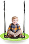 Nestschommel - Ronde schommel 100 cm - Max. belasting 100 kg - Groen