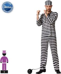 Kostuums voor Volwassenen Gevangene
