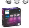 Philips Hue Centura - Inbouwspot - White & Color Ambiance - Wit (3-pack)