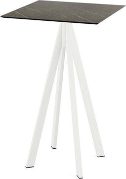 Infinity Statafel Wit Frame + Midnight Marble HPL 70x70 cm - Essentials 120051677