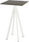 Infinity Statafel Wit Frame + Midnight Marble HPL 70x70 cm - Essentials 120051677