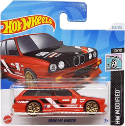 HOT WHEELS BMW M3 WAGON - 1:64 HW MODIFIED - Racing Red (90 138/250)