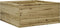 vidaXL - Plantenbak - 100x100x46 - cm - geïmpregneerd - grenenhout