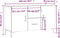 vidaXL - Dressoir - 100x36x60 - cm - bewerkt - hout - grijs - sonoma - eikenkleurig