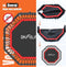 DH FitLife Opvouwbare Fitness Trampoline Ø121 cm - Indoor Trampoline - 3 Verstelbare Handgrepen - Zwart