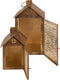 Lantaarn Spot Birdhouse brown antique Set van 2 stuks