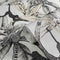 Noordwand Behang Topchic Monkey Jungle Leaves grijs en zwart