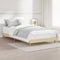 vidaXL - Bedframe - zonder - matras - hout - sonoma - eikenkleurig - 90x190 - cm