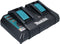 Makita DC18RD - Oplader - Snellader voor 2 accu's - USB uitgang