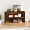 vidaXL - Keukenrekken - stapelbaar - 2 - st - 60x15x16 - cm - gerookt - eikenkleurig