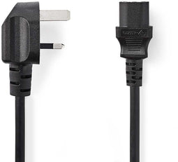 Nedis CEGP11100BK20 - Stroomkabel UK-connector - 200cm - Zwart