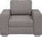 vidaXL - Ligzetel - in - Taupe - - - 59 - cm - Stof