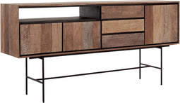 24Designs Metropole Dressoir Groot - B200 X D45 X H95 Cm - Teakhout