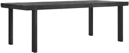 24Designs Timeless Eettafel Beam - B100 X L225 X H78 Cm - Teakhout Zwart