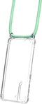 Mobiparts Galaxy S21 - Lanyard Case - Verstelbaar koord - Groen