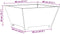 vidaXL - Vuurplaats - Vierkant - Zwart - 80x80x40 - cm - Staal