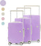 Skycases City Walker - 3-delige Kofferset - Lichtgewicht Duurzaam 34 77 94 Liter 360° Spinner Wielen TSA-slot Beschermhoezen Paars
