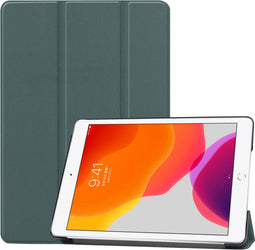 imoshion Tablet Hoes - Geschikt voor iPad 9e generatie (2021) 10.2 inch / 8e generatie (2020) 10.2 inch / 7e generatie (2019) 10.2 inch - Trifold Bookcase - Donkergroen