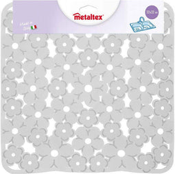 Afdruiprek voor Keukengootsteen Metaltex Doorschijnend Polypropyleen (32 x 32 cm)