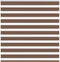 vidaXL - Zebra - rolgordijn - 150x150 - cm - stofbreedte - 145,9cm - polyester - bruin