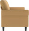 vidaXL - Driezitsbank - 180 - cm - fluweel - bruin