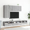 vidaXL - Tv-wandmeubels - 2 - st - 60x30x30 - cm - bewerkt - hout - grijs - sonoma - eiken