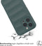 iMoshion Hoesje Geschikt voor iPhone 13 Pro Hoesje Siliconen - iMoshion EasyGrip Backcover - Donkergroen