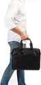 BURKELY River Laptoptas - 15.6 inch - Leren - Zwart