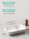 Keramische Ovenschaal 22 x 33 cm Wit, Large Lasagneschaal