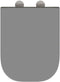 vidaXL - Toiletdeksel - met - Snelle - Montage - en - Soft - Close - in - Duroplast - Grijs