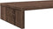 vidaXL - Monitorstandaard - 100x27x10 - cm - bewerkt - hout - bruin - eikenkleurig