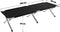 INTIMO Garden Veldbed XL - 190 cm - Zwart Stretcher / Veldbed - Ideaal voor campings, festivals en reizen - Inclusief handig draagtas