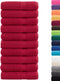 vidaXL - Badhanddoeken - SOLUND - 10 - st - 600 - g/m² - 70x140 - cm - rood
