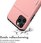 imoshion Hoesje Geschikt voor iPhone 12 Pro / 12 Hoesje - Ruimte voor 2 pasjes - imoshion Backcover met pasjeshouder - Rosé Goud