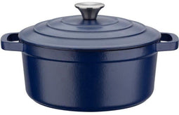 GSW Blue Magic - Soeppan - Ø 20 cm - Gietijzer - Geschikt voor alle warmtebronnen - Blauw