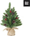 Black Box Kunstkerstboom Creston - 35x35x45 cm - Pvc - Besneeuwd,Groen