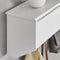 SoBuy FHK24-W - Wandkapstok - 5 haken en plank - Wit