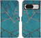 iMoshion Hoesje Geschikt voor Google Pixel 8 Pro Hoesje Met Pasjeshouder - iMoshion Design Softcase Bookcase - Meerkleurig / Blue Graphic