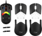 HyperX PulseFire Saga - Bedrade Gaming Muis - 8000 Hz polling rate - 26000 DPI