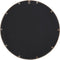 vidaXL - Tuinspiegel - rond - 60x4 - cm - ijzer - zandkleurig