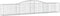 vidaXL - Schanskorven - 4 - st - gewelfd - 400x50x60/80 - cm - gegalvaniseerd - ijzer