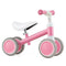 Coast Loopfiets 4 Wielen 51 × 25 × 38/41 cm – Roze – Verstelbare Baby Loopfiets voor Kinderen van 1