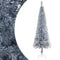 vidaXL - Kerstboom - smal - 180 - cm - zilverkleurig