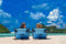 Feel Furniture - Strand Ligbed - Draagbaar Opvouwbaar - Blauw